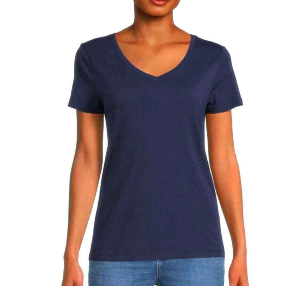 Time And Tru  Blue Cove Top Sz L/G